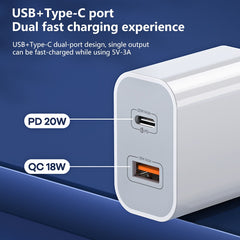 REMAX RP-U68 Speedy Series 20W USB+USB-C/Tip...