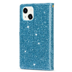 Estuche de cuero con cremallera y brillo tal...