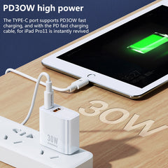 REMAX RP-U82 30W USB+USB-C/Tipo-C Cargador r...