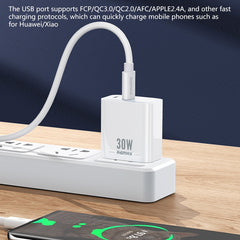 REMAX RP-U82 30W USB+USB-C/Tipo-C Cargador r...