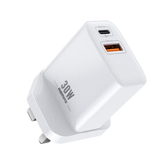 REMAX RP-U82 30W USB+USB-C/Tipo-C Cargador r...