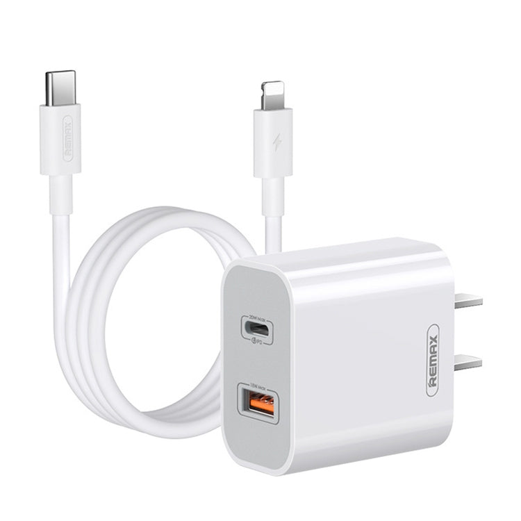 REMAX RP-U68 20W USB+USB-C/Type-C Juego de c...
