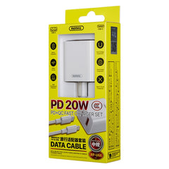 REMAX RP-U68 20W USB+USB-C/Type-C Juego de c...