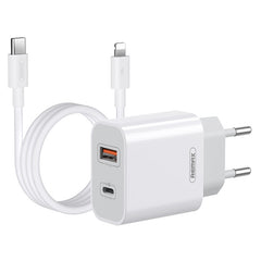 REMAX RP-U68 20W USB+USB-C/Type-C Juego de c...