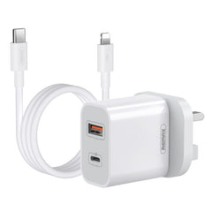 REMAX RP-U68 20W USB+USB-C/Type-C Juego de c...
