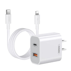 REMAX RP-U68 20W USB+USB-C/Type-C Juego de c...
