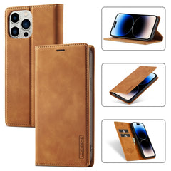 LC.IMEEKE Estuche para teléfono de cuero mag...