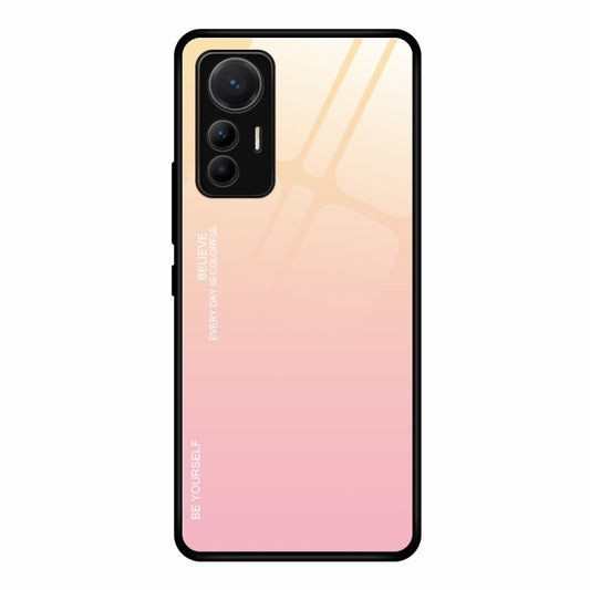 Estuche de vidrio de color degradado        ...