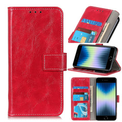 Vintage Crazy Horse PU + + Estuche de cuero ...