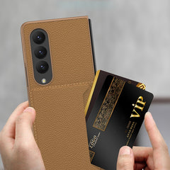 Estuche para teléfono de cuero ultrafino GKK...