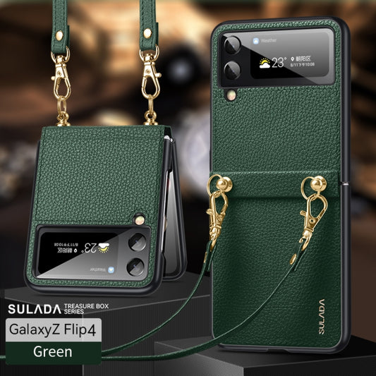 SULADA Litchi Texture Leather + TPU Funda pa...