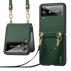 SULADA Litchi Texture Leather + TPU Funda pa...