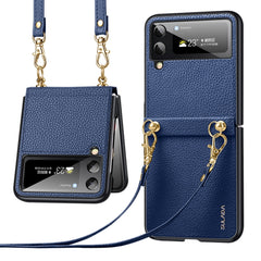 SULADA Litchi Texture Leather + TPU Funda pa...