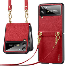 SULADA Litchi Texture Leather + TPU Funda pa...