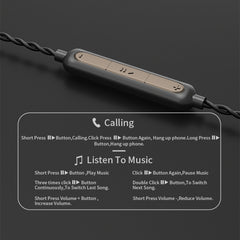 CVJ V6.TC Cable de auriculares de cobre sin ...