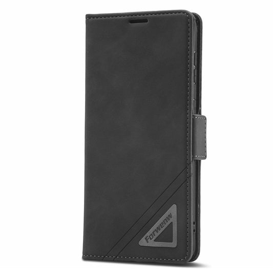 Estuche para teléfono de cuero con hebilla d...