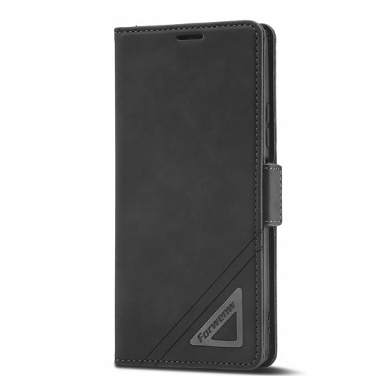 Estuche para teléfono de cuero con hebilla d...