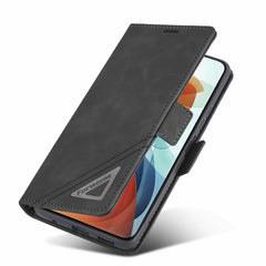 Estuche para teléfono de cuero con hebilla d...
