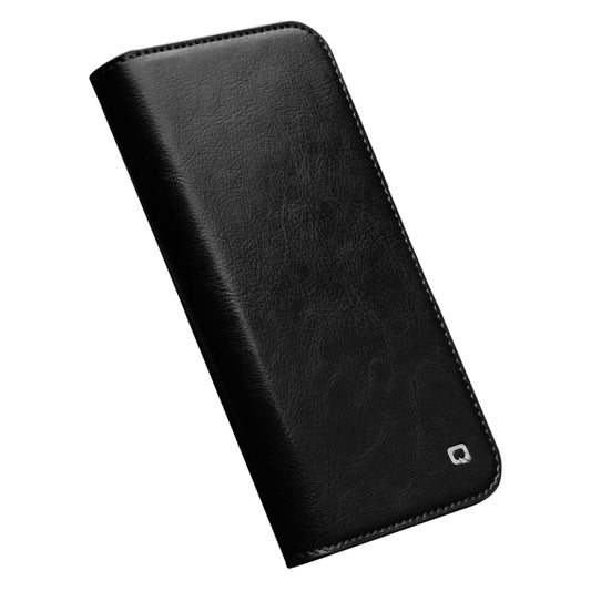 QIALINO Estuche para teléfono de cuero con t...