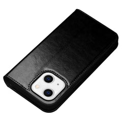 QIALINO Estuche para teléfono de cuero con t...
