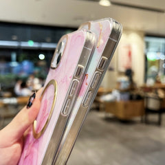 Estuche para teléfono Magsafe de mármol dora...