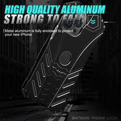 R-JUST Batman Funda protectora de metal para...