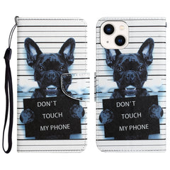 Estuche para teléfono de cuero con dibujo co...