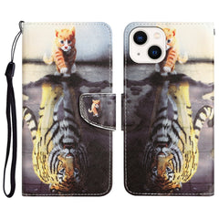 Estuche para teléfono de cuero con dibujo co...