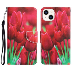 Estuche para teléfono de cuero con dibujo co...