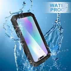 Estuche protector de silicona y metal a prue...