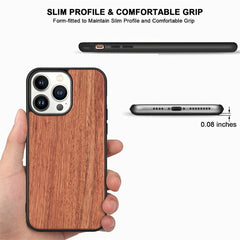 Caja magnética de madera maciza para teléfon...