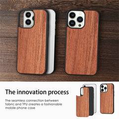 Caja magnética de madera maciza para teléfon...
