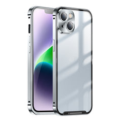 Estuche de teléfono de metal esmerilado     ...