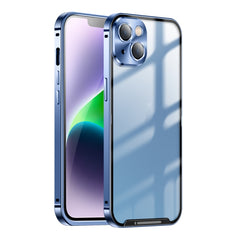 Estuche de teléfono de metal esmerilado     ...