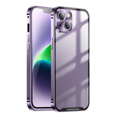 Estuche de teléfono de metal esmerilado     ...