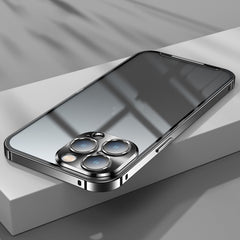 Estuche de teléfono de metal esmerilado     ...