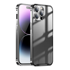 Estuche de teléfono de metal esmerilado     ...