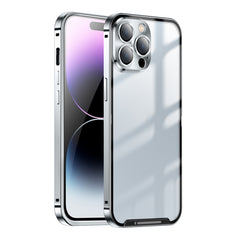 Estuche de teléfono de metal esmerilado     ...