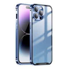Estuche de teléfono de metal esmerilado     ...