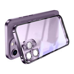 Estuche de teléfono de metal esmerilado     ...