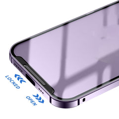 Estuche de teléfono de metal esmerilado     ...