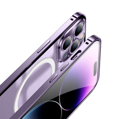 Estuche de teléfono de metal esmerilado     ...