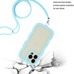 Lanyard Candy Color Wave TPU Clear PC Phone ...