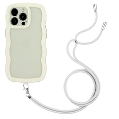 Lanyard Candy Color Wave TPU Clear PC Phone ...