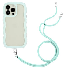 Lanyard Candy Color Wave TPU Clear PC Phone ...
