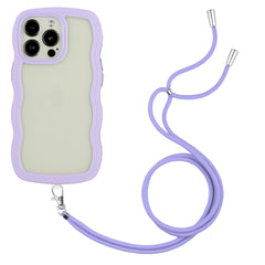 Lanyard Candy Color Wave TPU Clear PC Phone ...