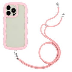 Lanyard Candy Color Wave TPU Clear PC Phone ...