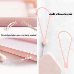 Funda de silicona para teléfono con correa p...