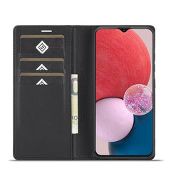 LC.IMEEKE Funda de cuero con tapa de fibra d...