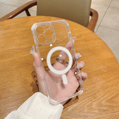 Estuche de TPU de acrílico transparente magn...